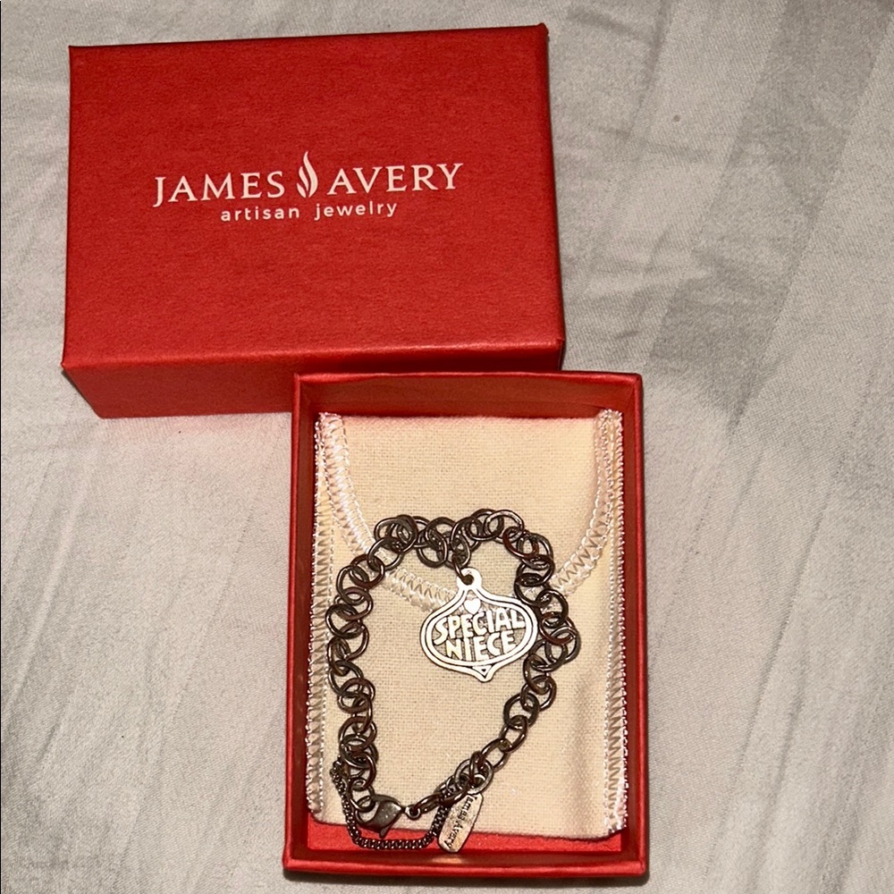James Avery Silver Special Niece Bracelet